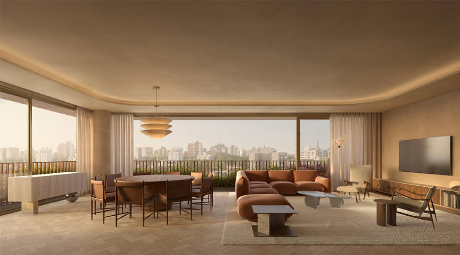 Casa Alba Jardins – Living