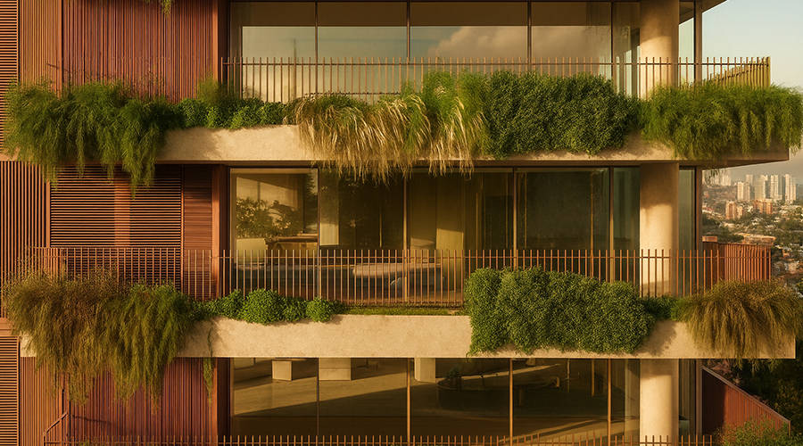 Casa Alba Jardins – Vegetação Sacadas